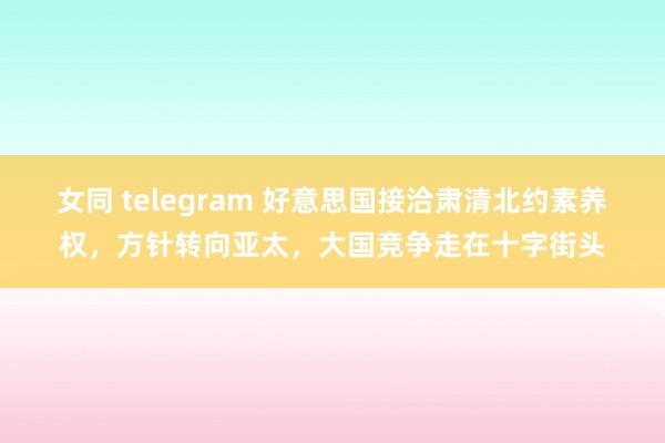 女同 telegram 好意思国接洽肃清北约素养权，方针转向亚太，大国竞争走在十字街头
