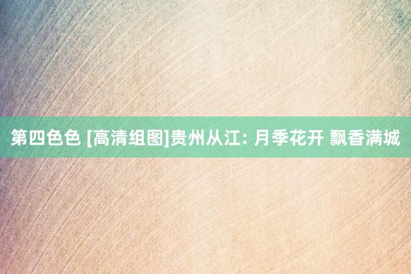 第四色色 [高清组图]贵州从江: 月季花开 飘香满城